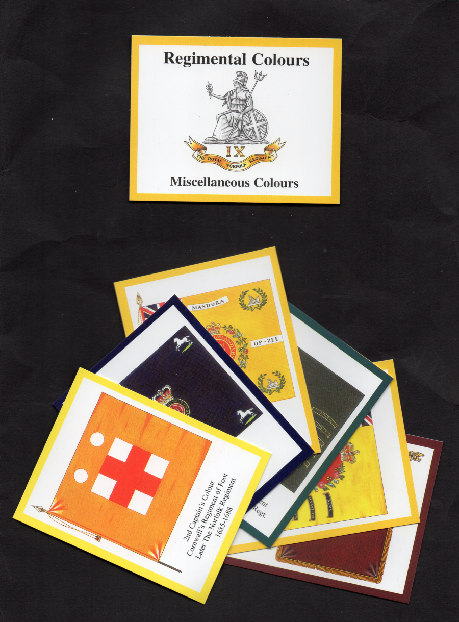 Miscellaneous Colours - 'Regimental Colours' Trade Card Set by David Hunter